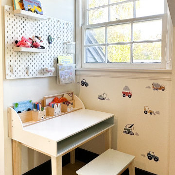 Asher's "Construction Trucks" bedroom Reno