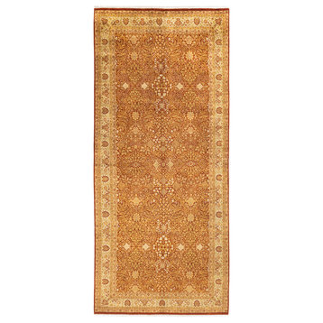 Mogul, One-of-a-Kind Hand-Knotted Runner Orange, 6'1"x14'1"