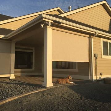 Track Motorized Solar Shades