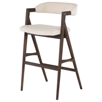 Frankie Bar and Counter Stool Set Of 2, Shell, Bar