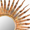 Safavieh Sun Mirror, Burnt Copper With Clear Powder, Coat