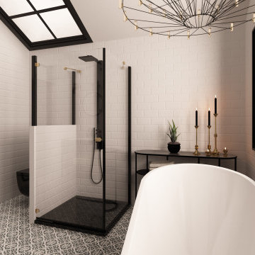 Monochrome Bathroom
