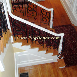 Kane Carpet Red Floral - Area Rugs