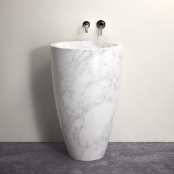 LUSSO STONE PIETRA CARRARA FREESTANDING MARBLE BASIN 560 - Products