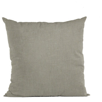 Travertine Waffle Textured Solid Luxury Throw Pillow, Double sided 12"x20"