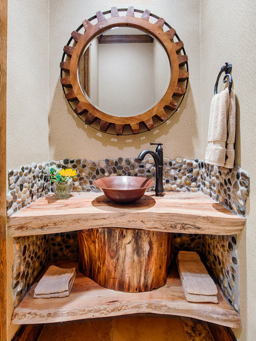 Best Rustic Powder Room Design Ideas & Remodel Pictures Houzz