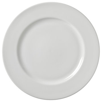 Z-Ware White Porcelain Dinner Plates, Set of 6