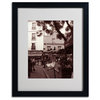 'Maison Catherine, Montmartre' Matted Framed Canvas Art by Kathy Yates