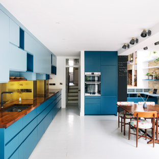 Inspiration for a contemporary kitchen in London.