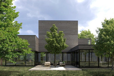 Inspiration for a contemporary home design remodel in Charleston