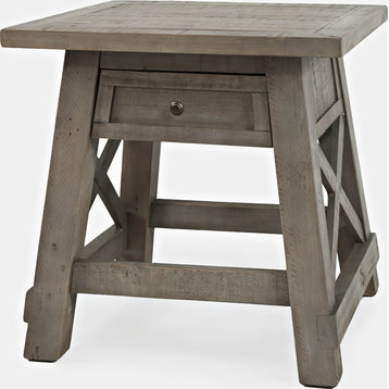 Outer Banks Power End Table - Driftwood