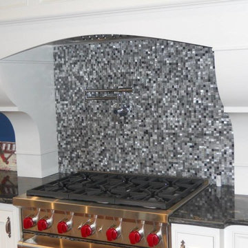 Raised Metal Backsplash