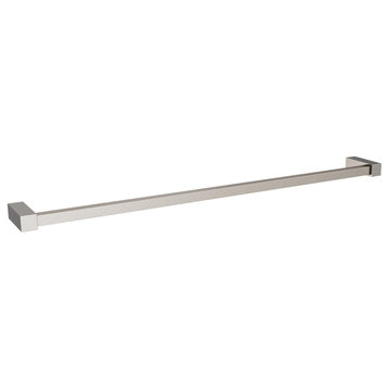 Amerock Monument Contemporary Towel Bar, Brushed Nickel, 24" Center-to-Center
