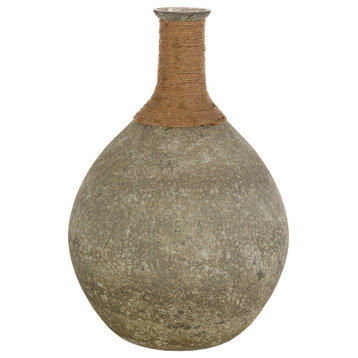Glacia Rustic Stone Facade Floor Vase