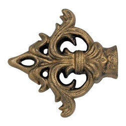 Kirsch Wrought Iron Acanthus Arrow Finial - Curtain Rods