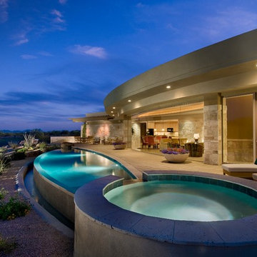 Negative Edge Pools by Mossman Brothers Pools