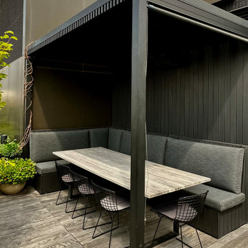 Covered Banquette Seating