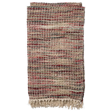 Loloi Nora Collection Rug, Throw, Red and Multi