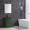 30" Vogue Green Bathroom Vanity, PVC