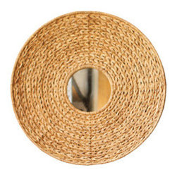 Woven Sun Mirror - Wall Mirrors