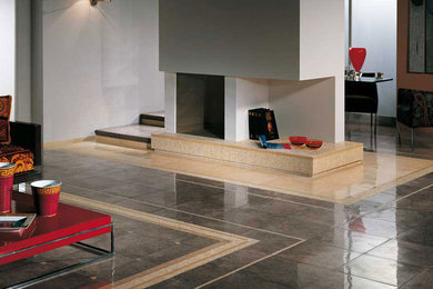 Living room - contemporary living room idea in New York