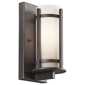 9109ba Kichler Celino Outdoor Wall 1lt Brushed Aluminum