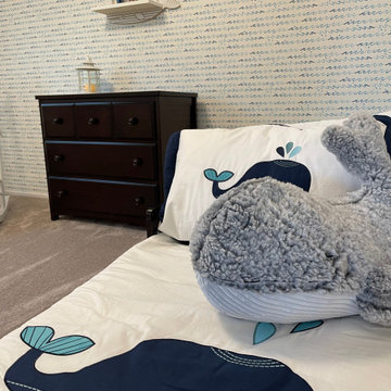 Whale-Inspired Nautical Toddler Room - AFTER