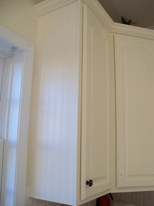 Love beadboard wallpaper see my kitchen