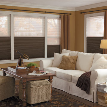 Blackout Cellular Shades in Brown