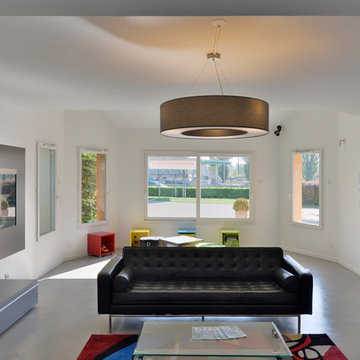 Aménagement et rénovation d'un pavillon témoin Maisons Lelièvre