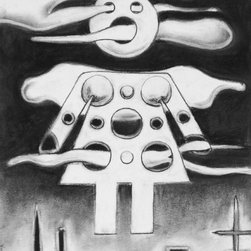 "Rising Above It".  Sold. - Drawings And Illustrations