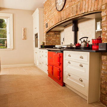 A Traditional Country Kitchen In Farmhouse Style
