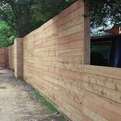 Modern Fence Design and Build - Landscaping Stones And Pavers