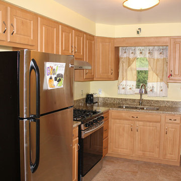 cabinet refacing before and after pictures