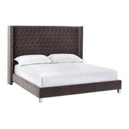 McAllen Platform Bed | Giotto Grey - Platform Beds