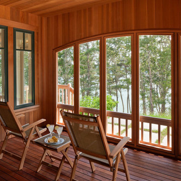 Four Season Porch Overlooking the Lake - "Eagles Perch" - Custom Home