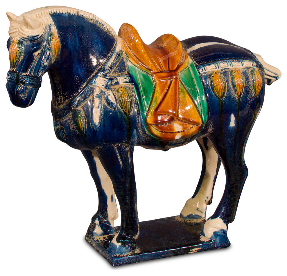 Modern Oriental Ceramic Artistic Horse Cute Figure cs2148S Modern Oriental Ceramic Artistic Horse Cute Figure cs2148S