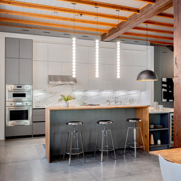 Modern Loft Kitchens in Cambridge, MA