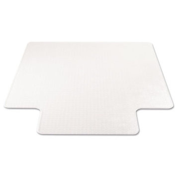 Supermat Frequent Use Chair Mat, Medium Pile Carpet, Beveled, With Lip, 36"X48"