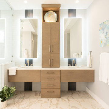 Rift White Oak Master Bath