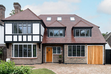 This is an example of a traditional house exterior in London.