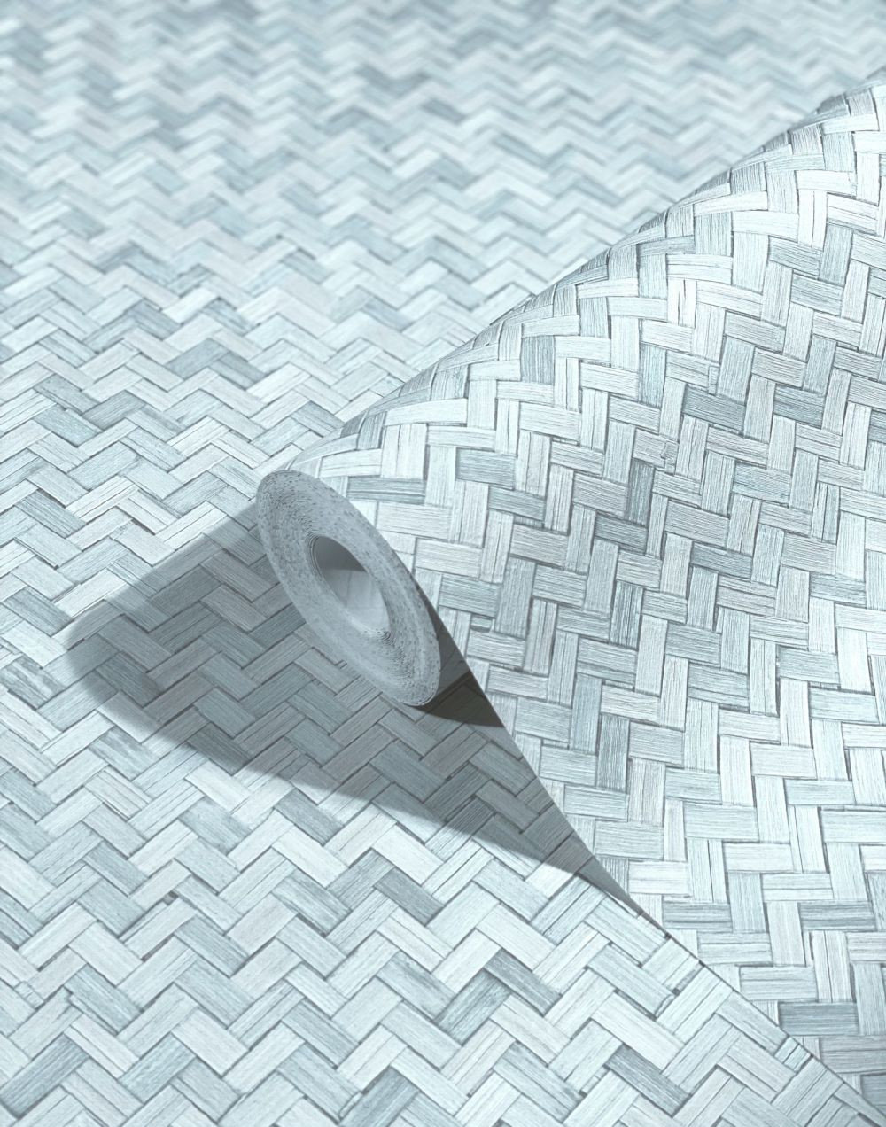Textured Wallpaper Fabric Wicker Featuring Weaven Tile 33309 One Roll 