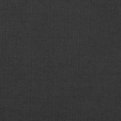 Kendal (jet) Black Curtain Fabric - Curtain Fabric