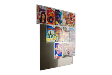 Wandregale für Spielekonsolen - Xbox, Wii oder PS2/4 Spiele Cover aufhängen
