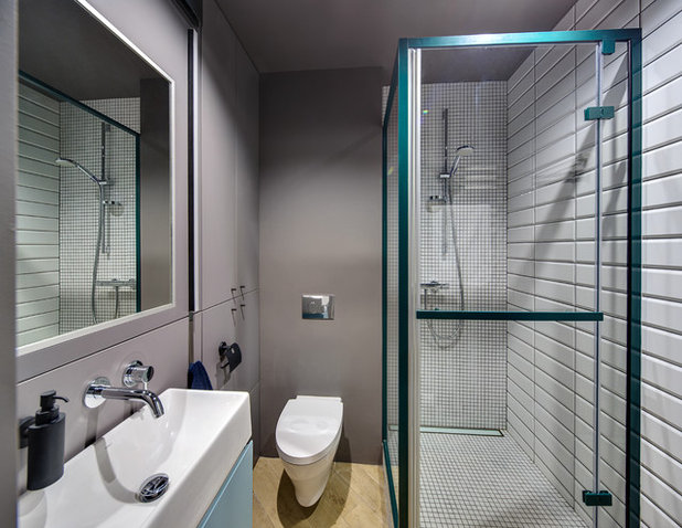 Современный Ванная комната by Nika Vorotyntseva design & architecture bureau