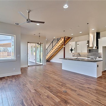 Austin New Construction - Hand Scraped Natural Acacia