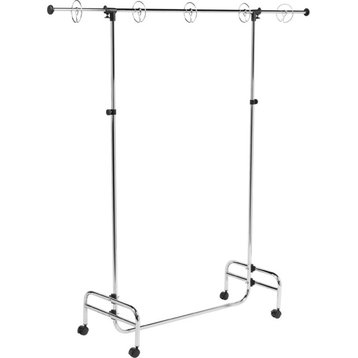 Pacon Chart Stand, 78" Heightx77", Metal, Silver