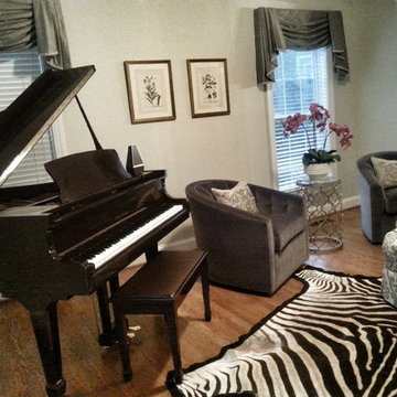 Glamorous Piano Room