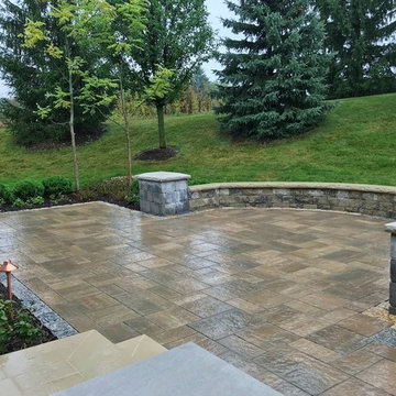 Duplex outdoor living area