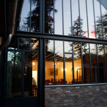Extension de maison en structure métallique